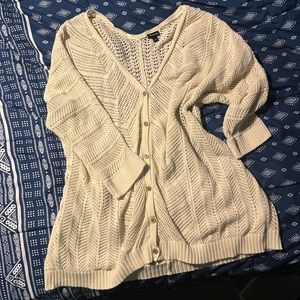 Torrid tan, 3/4 sleeve, cardigan size 4